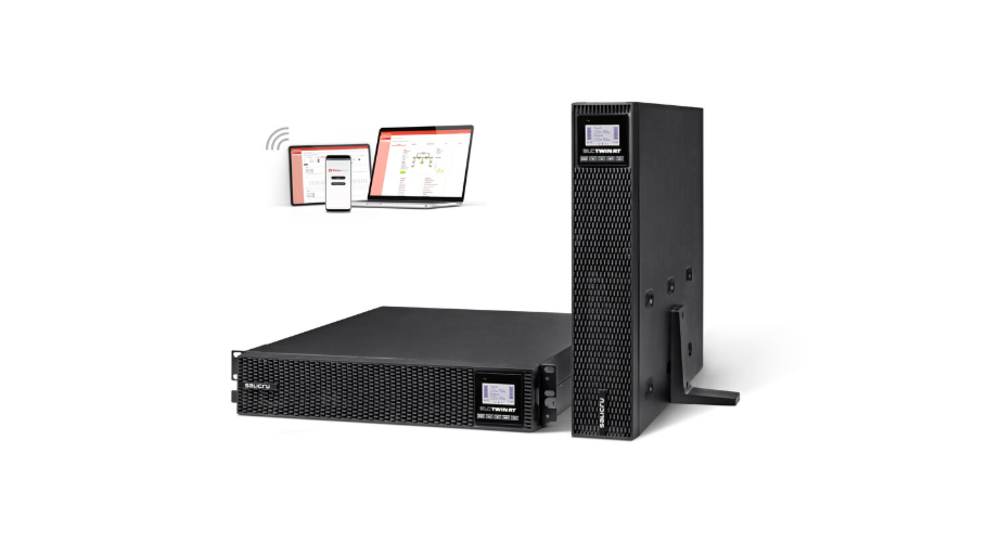 SLC TWIN RT3 1-3 kVA / SAI IoT On-line doble conversión torre/rack de 1000 VA a 3000 VA con FP = 1